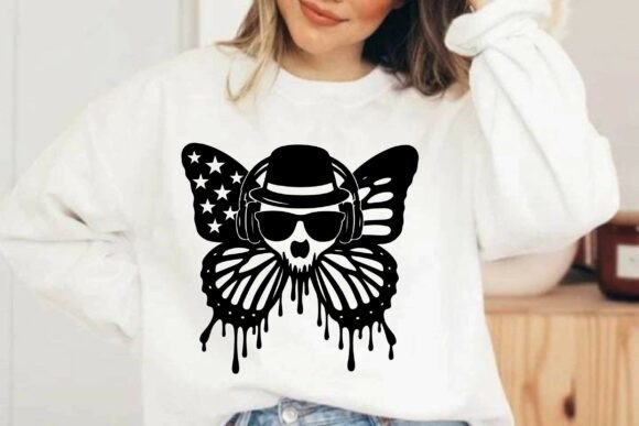 4th of July Butterfly SVG Clipart Vector Review