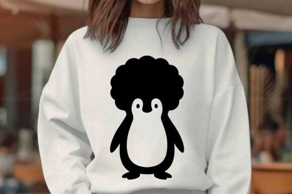 Afro Hair Penguin SVG Clipart Silhouette: A Designer’s Embroidery Review