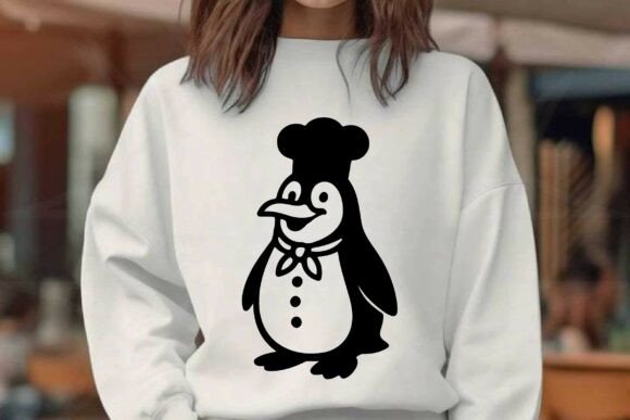 Chef Penguin SVG PNG Clipart Silhouette Review
