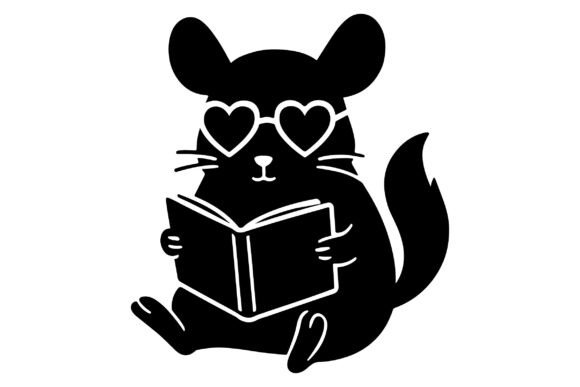 Chinchilla Reading Book Clipart Vector Review