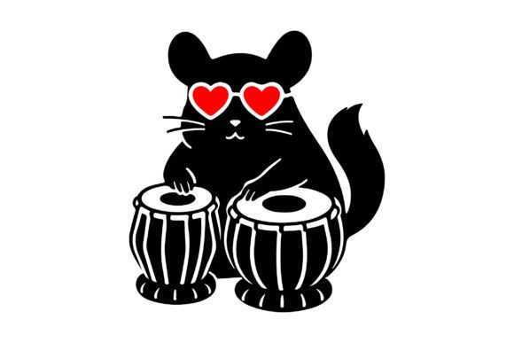 Chinchilla with Tabla SVG Clipart Design Review