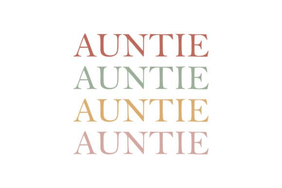 Free Auntie SVG, Free Retro Auntie PNG