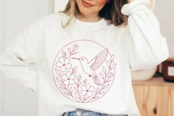 Free Floral Hummingbird Clipart Vector Review