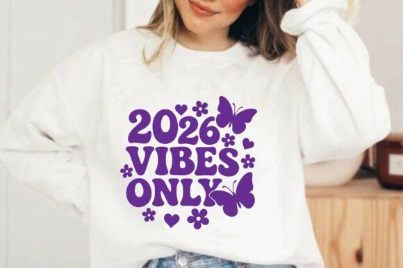 Retro 2026 Vibes Only SVG T-shirt Design Review