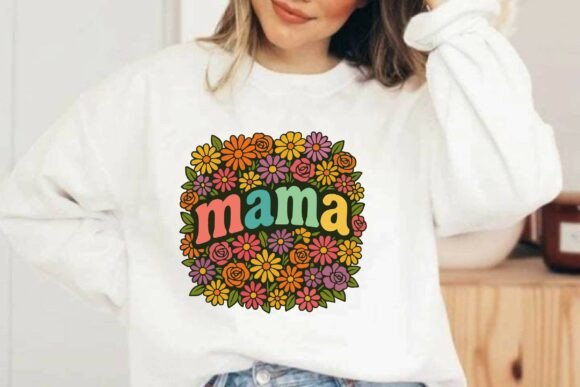 Retro Floral Mama SVG T-shirt Design Review