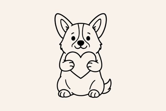 Valentine Corgi SVG Sublimation Clipart Review
